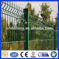 PVC coated curved wire mesh fence panel